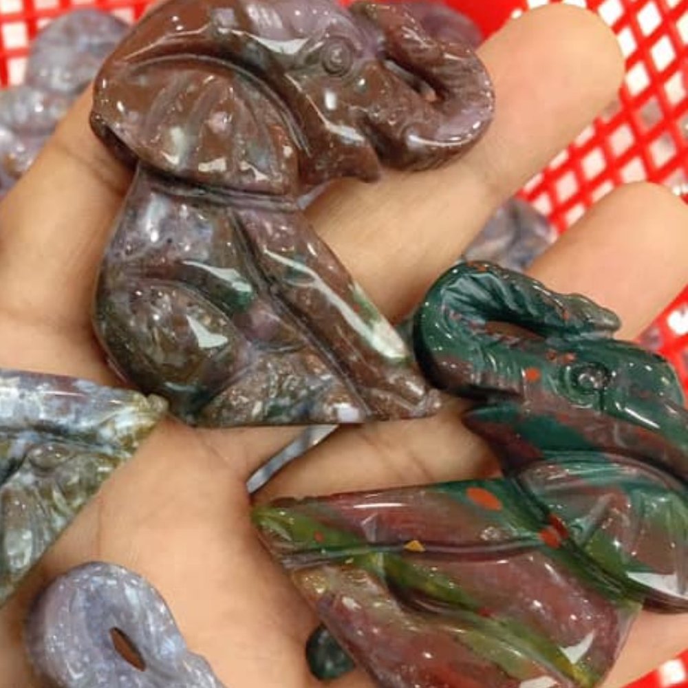 Ocean Jasper Elephants - Picture 1 of 1